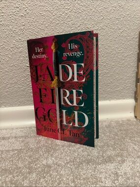 SIGNED Fairyloot Jade Fire Gold
